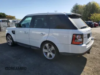 2013 Land Rover Range Rover Sport HSE LUX with VIN SALSK2D41DA801976, listed as a Copart auction lot 54812885 with 153,197 mi miles and Clean Title. Bid and sale history available at carsss.com. Image 2.