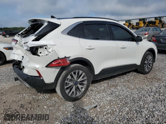 2020 Ford Escape Titanium with VIN 1FMCU9J91LUC38161, listed as a Copart auction lot 64293535 with 48,682 mi miles and Salvage title. Bid and sale history available at DreamBid. Image 3.