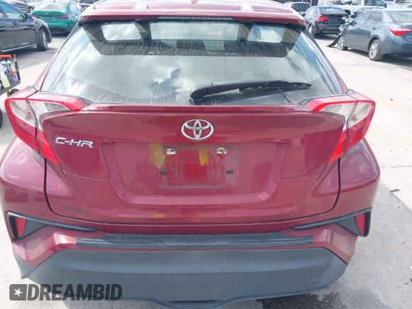 2019 Toyota C-HR XLE with VIN JTNKHMBX0K1017215, listed as a IAAI auction lot 41898189 with 74,239 mi miles. Bid and sale history available at carsss.com. Image 16.
