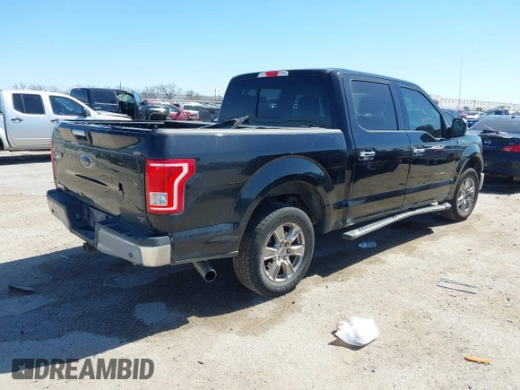 2017 Ford F-150 XL with VIN 1FTEW1CP3HKD06967, listed as a IAAI auction lot 41776230 with 165,388 mi miles. Bid and sale history available at carsss.com. Image 4.