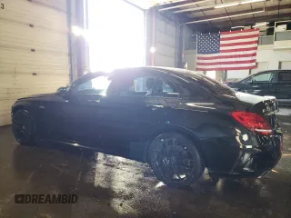 2017 Mercedes-Benz C 43 AMG with VIN 55SWF6EB2HU182530, listed as a Copart auction lot 88768615 with 137,793 mi miles and Salvage Title. Bid and sale history available at DreamBid. Image 2.