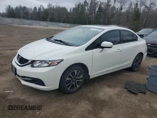 2015 Honda Civic Sedan LX with VIN 2HGFB2F51FH008259, listed as a Copart auction lot 52744535 with 121,247 mi miles and Clean Title. Bid and sale history available at carsss.com. Image 1.