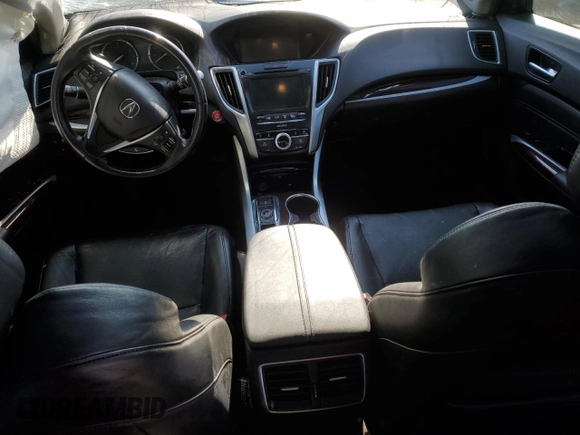 2016 Acura TLX V6 Tech with VIN 19UUB2F55GA008109, listed as a Copart auction lot 42569715 with 0 mi miles and Salvage Title. Bid and sale history available at carsss.com. Image 8.