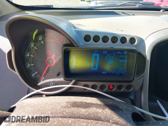 2013 Chevrolet Sonic LT with VIN 1G1JC5SH6D4247624, listed as a IAAI auction lot 41956996 with 144,392 mi miles and . Bid and sale history available at DreamBid. Image 7.