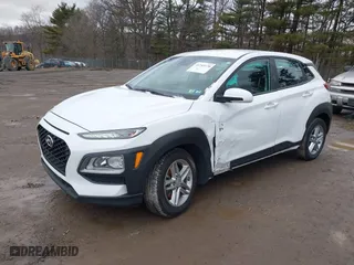 2021 Hyundai Kona SE with VIN KM8K1CAAXMU745573, listed as a IAAI auction lot 41743170 with 49,328 mi miles. Bid and sale history available at carsss.com. Image 2.