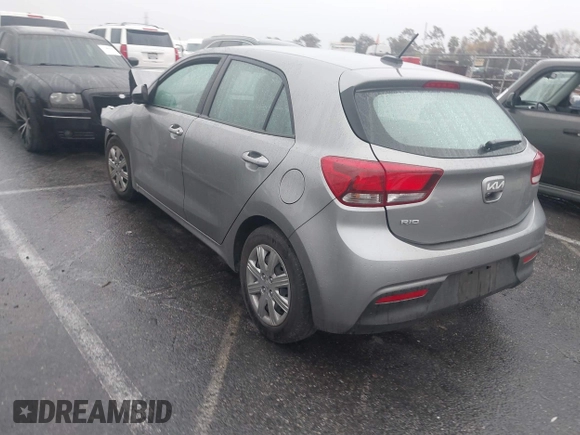2022 Kia Rio S with VIN 3KPA25AD9NE500847, listed as a IAAI auction lot 41516061 with 38,828 mi miles and . Bid and sale history available at DreamBid. Image 3.