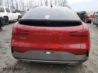2024 Genesis GV60 Advanced with VIN KMUKCDSC8RU020398, listed as a Copart auction lot 82647954 with 1,762 mi miles and Salvage Title. Bid and sale history available at carsss.com. Image 6.