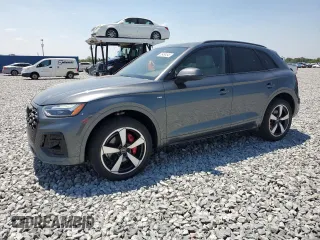 2024 Audi Q5 S line Premium Plus with VIN WA1EAAFY4R2015571, listed as a Copart auction lot 53454545 with 17,135 mi miles and Salvage Title. Bid and sale history available at carsss.com. Image 1.