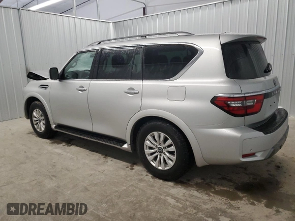 2023 Nissan Armada SV with VIN JN8AY2AD8P9690973, listed as a Copart auction lot 41570965 with 41,414 mi miles and Salvage title. Bid and sale history available at DreamBid. Image 2.