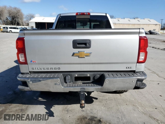 2016 Chevrolet Silverado 1500 LTZ with VIN 3GCUKSEC9GG353580, listed as a Copart auction lot 47081625 with 184,376 mi miles and Salvage Title. Bid and sale history available at DreamBid. Image 6.