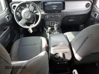 2024 Jeep Wrangler Sport S with VIN 1C4RJXN64RW202828, listed as a Copart auction lot 54202415 with 30,459 mi miles and Salvage title. Bid and sale history available at DreamBid. Image 8.