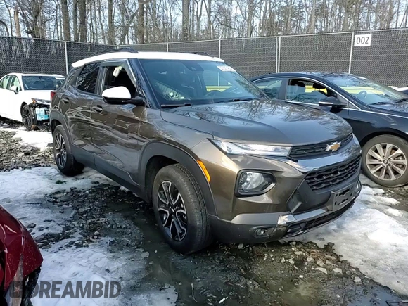 2022 Chevrolet TrailBlazer ACTIV with VIN KL79MVSL4NB074661, listed as a Copart auction lot 87521405 with 45,969 mi miles and Salvage Title. Bid and sale history available at carsss.com. Image 12.