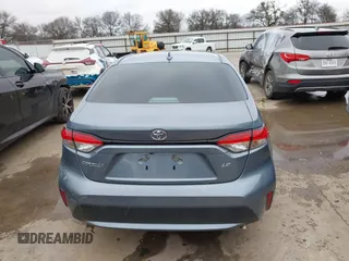 2020 Toyota Corolla LE with VIN 5YFEPRAE0LP120519, listed as a IAAI auction lot 41568774 with 100,780 mi miles. Bid and sale history available at carsss.com. Image 17.