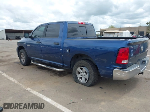 2009 Dodge 1500 SLT with VIN 1D3HV13T99S704450, listed as a IAAI auction lot 41976123 with Not Provided miles. Bid and sale history available at carsss.com. Image 3.