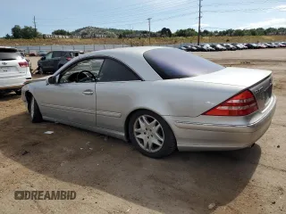 2002 Mercedes-Benz CL with VIN WDBPJ75J72A030386, listed as a Copart auction lot 63415904 with Not Provided miles and Salvage Title. Bid and sale history available at carsss.com. Image 2.