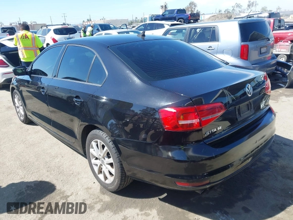 2015 Volkswagen Jetta Sedan 1.8T SE with VIN 3VWD17AJ6FM235908, listed as a IAAI auction lot 42015028 with 178,814 mi miles. Bid and sale history available at carsss.com. Image 3.