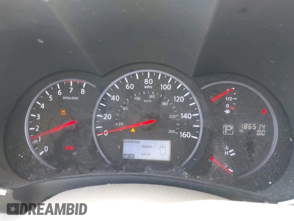 2012 Nissan Quest SL with VIN JN8AE2KP9C9043431, listed as a IAAI auction lot 41864134 with 186,514 mi miles. Bid and sale history available at carsss.com. Image 7.
