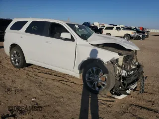 2019 Dodge Durango R/T with VIN 1C4SDHCT1KC645291, listed as a Copart auction lot 43971825 with 44,310 mi miles and Salvage title. Bid and sale history available at DreamBid. Image 4.