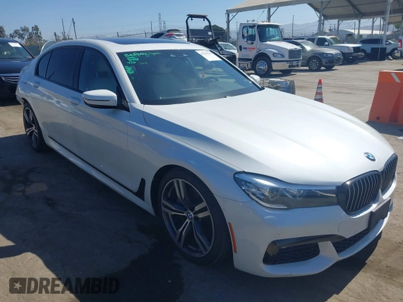 2019 BMW 7 Series 740i with VIN WBA7E2C53KB454816, listed as a IAAI auction lot 42539294 with 73,363 mi miles and . Bid and sale history available at DreamBid. Image 1.