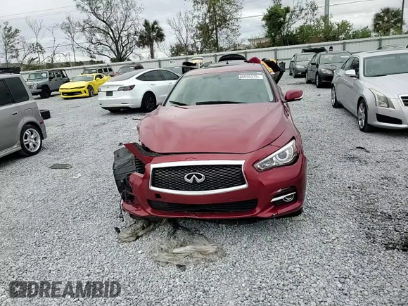 2016 Infiniti Q50 Premium with VIN JN1EV7AP8GM302802, listed as a Copart auction lot 88995315 with Not provided miles and Salvage title. Bid and sale history available at DreamBid. Image 11.