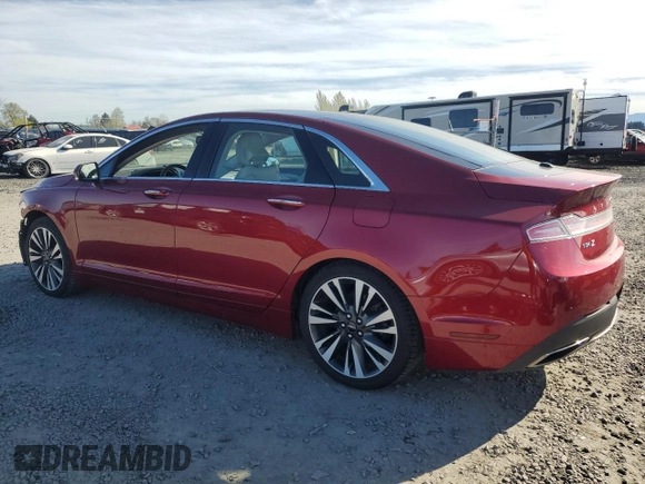 2017 Lincoln MKZ Hybrid Reserve with VIN 3LN6L5MU1HR659854, listed as a Copart auction lot 50583535 with 53,982 mi miles and Salvage Title. Bid and sale history available at DreamBid. Image 2.