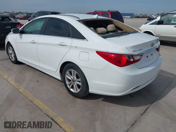 2013 Hyundai Sonata GLS with VIN 5NPEB4AC7DH738709, listed as a IAAI auction lot 41874886 with 168,667 mi miles and . Bid and sale history available at carsss.com. Image 3.