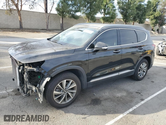 2019 Hyundai Santa Fe Limited with VIN 5NMS53AD7KH011996, listed as a Copart auction lot 85610324 with 66,729 mi miles and Salvage Title. Bid and sale history available at carsss.com. Image 1.