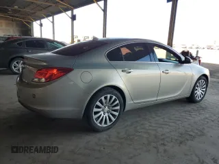 2011 Buick Regal CXL RL1 with VIN W04GN5ECXB1012499, listed as a Copart auction lot 62419045 with 166,534 mi miles and Clean title. Bid and sale history available at DreamBid. Image 3.