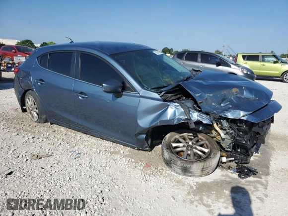 2015 Mazda 3 i Touring with VIN 3MZBM1L70FM202741, listed as a Copart auction lot 57301435 with 78,480 mi miles and Salvage title. Bid and sale history available at DreamBid. Image 4.