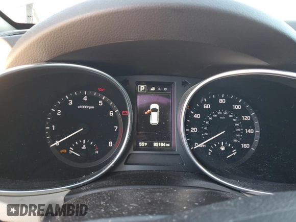 2017 Hyundai Santa Fe Sport 2.0T with VIN 5XYZU4LA8HG472038, listed as a Copart auction lot 85137054 with 95,184 mi miles and Clean Title. Bid and sale history available at carsss.com. Image 9.