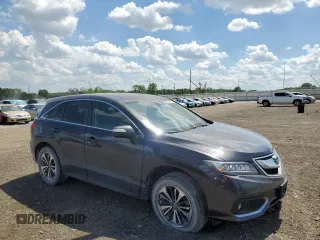 2016 Acura RDX Advance with VIN 5J8TB4H79GL003232, listed as a Copart auction lot 55590015 with 69,385 mi miles and Salvage title. Bid and sale history available at DreamBid. Image 4.