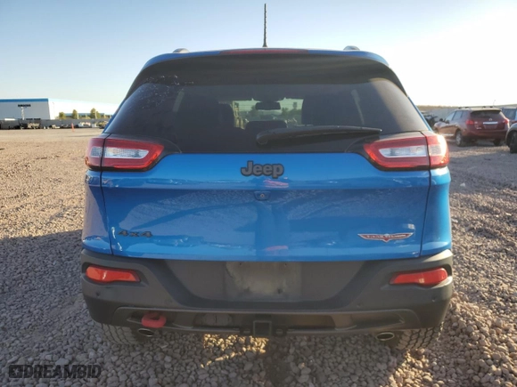 2018 Jeep Cherokee Trailhawk with VIN 1C4PJMBX0JD533229, listed as a Copart auction lot 80383824 with 94,604 mi miles and Salvage Title. Bid and sale history available at carsss.com. Image 6.