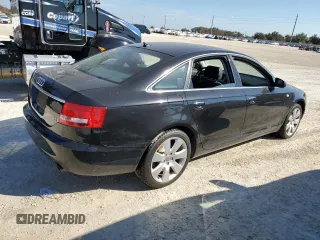2007 Audi A6 3.2L with VIN WAUDH74F07N135135, listed as a Copart auction lot 76583304 with 0 mi miles and Salvage Title. Bid and sale history available at carsss.com. Image 3.