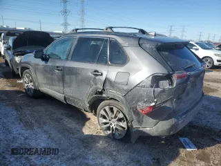 2021 Toyota RAV4 XLE Premium with VIN 2T3A1RFV2MW228513, listed as a Copart auction lot 46177175 with 79,216 mi miles and Salvage title. Bid and sale history available at DreamBid. Image 2.