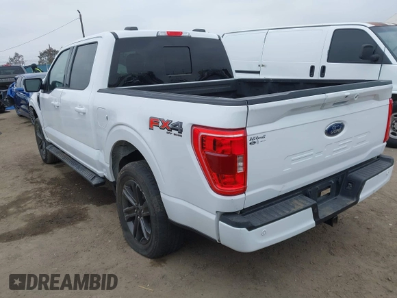 2022 Ford F-150 XL with VIN 1FTFW1E57NKE14424, listed as a IAAI auction lot 42097712 with 56,879 mi miles and . Bid and sale history available at DreamBid. Image 3.
