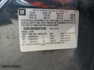 2011 Chevrolet Equinox LT w/1LT with VIN 2CNFLEEC8B6375495, listed as a Copart auction lot 47467845 with 154,748 mi miles and Salvage Title. Bid and sale history available at carsss.com. Image 13.