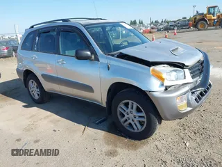 2001 Toyota RAV4 with VIN JTEGH20V210035067, listed as a IAAI auction lot 42478335 with 205,773 mi miles and . Bid and sale history available at DreamBid. Image 1.