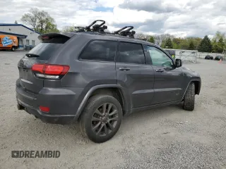 2016 Jeep Grand Cherokee Limited 75th Anniversary with VIN 1C4RJFBG4GC489464, listed as a Copart auction lot 55278935 with 176,572 mi miles and Salvage Title. Bid and sale history available at DreamBid. Image 3.