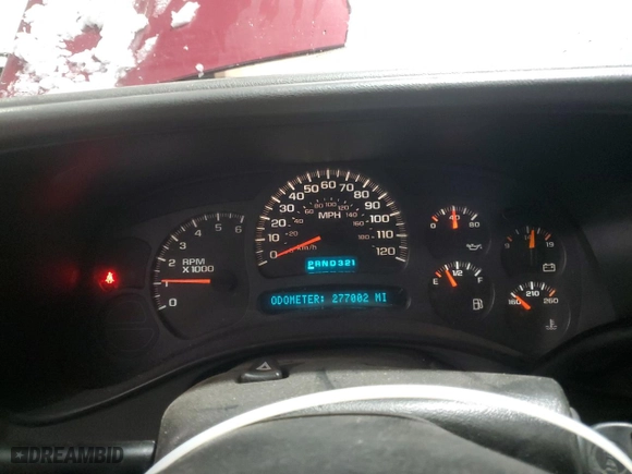 2004 Chevrolet Silverado 1500 Crew Cab LT with VIN 2GCEK13T641346656, listed as a Copart auction lot 44945265 with 277,002 mi miles and Clean Title. Bid and sale history available at carsss.com. Image 9.