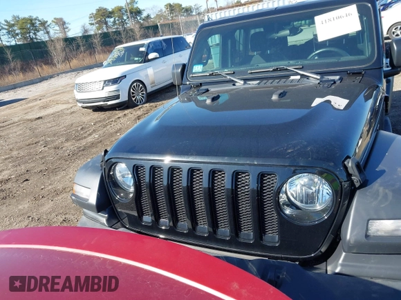 2023 Jeep Wrangler Sport S with VIN 1C4HJXDN6PW617814, listed as a IAAI auction lot 41810646 with 25,095 mi miles and . Bid and sale history available at DreamBid. Image 12.