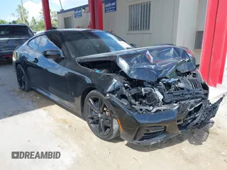 2021 BMW 4 Series M440i xDrive with VIN WBA13AR00MCF61520, listed as a IAAI auction lot 41944350 with 39,631 mi miles and . Bid and sale history available at DreamBid. Image 1.