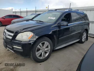 2012 Mercedes-Benz GL 450 z VIN 4JGBF7BE7CA794661, wystawiony jako Copart lot #49507275 z przebiegiem 186 829 mil mil oraz Szkoda całkowita • Salvage title. Historia ofert i sprzedaży dostępna na DreamBid. Obrazek 1.