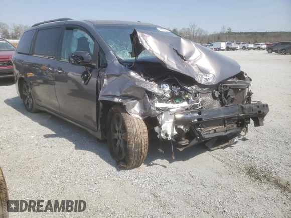 2016 Toyota Sienna SE with VIN 5TDXK3DC9GS724520, listed as a Copart auction lot 51005185 with 88,074 mi miles and Salvage title. Bid and sale history available at DreamBid. Image 4.