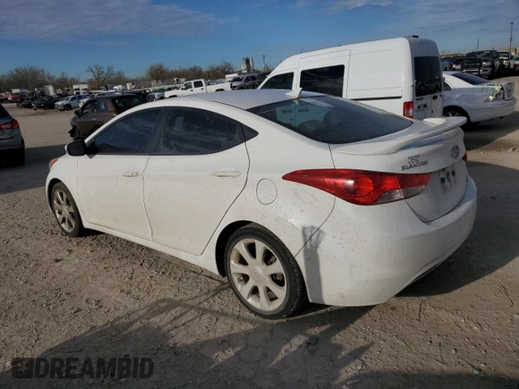 2012 Hyundai Elantra Limited z VIN 5NPDH4AE5CH101733, wystawiony jako Copart lot #50702495 z przebiegiem 187 523 mil mil oraz Szkoda całkowita • Salvage title. Historia ofert i sprzedaży dostępna na DreamBid. Obrazek 2.