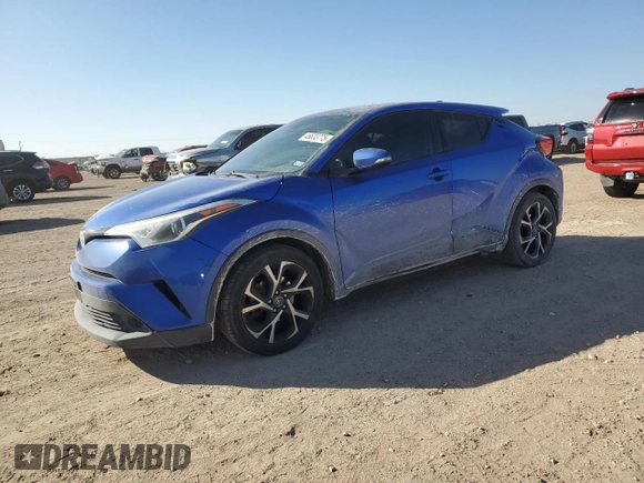 2018 Toyota C-HR XLE with VIN NMTKHMBX4JR060640, listed as a Copart auction lot 46633775 with 144,995 mi miles and Salvage Title. Bid and sale history available at DreamBid. Image 1.