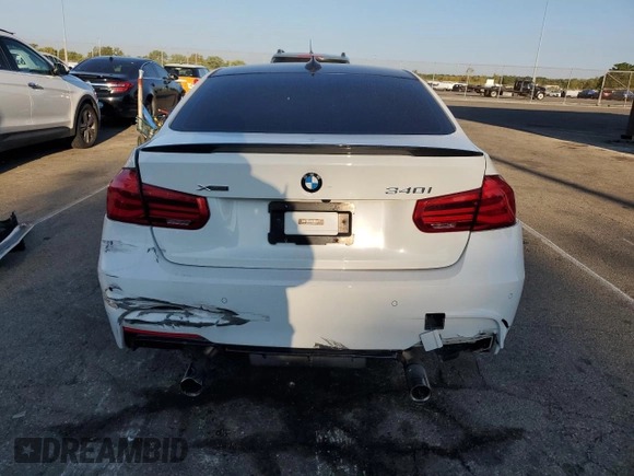 2017 BMW 3 Series 340i xDrive with VIN WBA8B7C32HA190043, listed as a Copart auction lot 69760234 with Not Provided miles and Salvage Title. Bid and sale history available at carsss.com. Image 6.