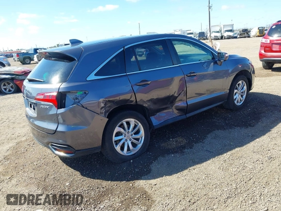2017 Acura RDX with VIN 5J8TB3H35HL012616, listed as a IAAI auction lot 41659267 with 127,534 mi miles. Bid and sale history available at carsss.com. Image 4.