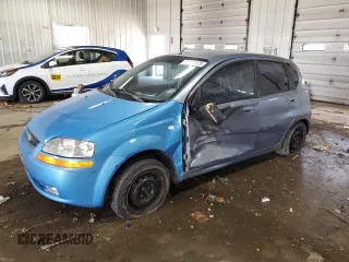 2007 Chevrolet Aveo LS with VIN KL1TD666X7B779073, listed as a Copart auction lot 58980575 with 163,996 mi miles and Non repairable. Bid and sale history available at DreamBid. Image 1.