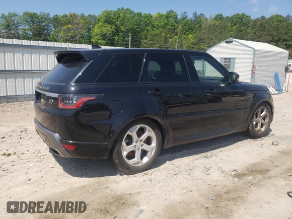2019 Land Rover Range Rover Sport HSE with VIN SALWR2RV2KA827403, listed as a Copart auction lot 55472815 with 108,243 mi miles and Clean Title. Bid and sale history available at carsss.com. Image 3.