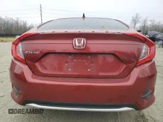 2020 Honda Civic Sedan EX-L with VIN 19XFC1F76LE213154, listed as a Copart auction lot 48871875 with 58,641 mi miles and Salvage Title. Bid and sale history available at carsss.com. Image 6.